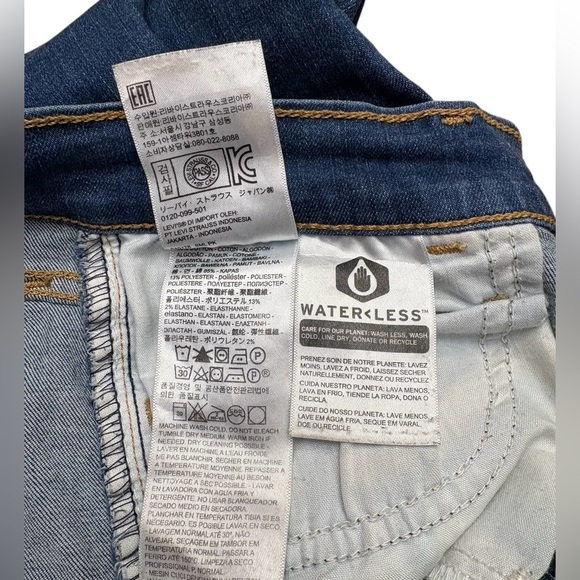 Levi’s 710 Super Skinny Wandering Mind, Size 27, Blue - Picture 8 of 15